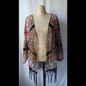 XHILARATION boho kimono
